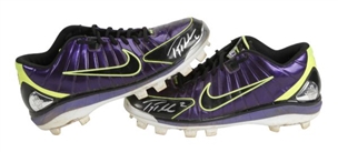 Troy Tulowitzki Game Used and Signed Nike Cleats